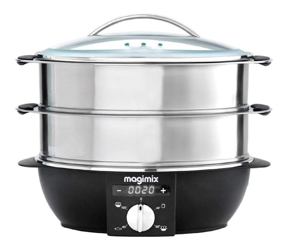Cuiseurs vapeurs electriques finition inox inox 12.2 L