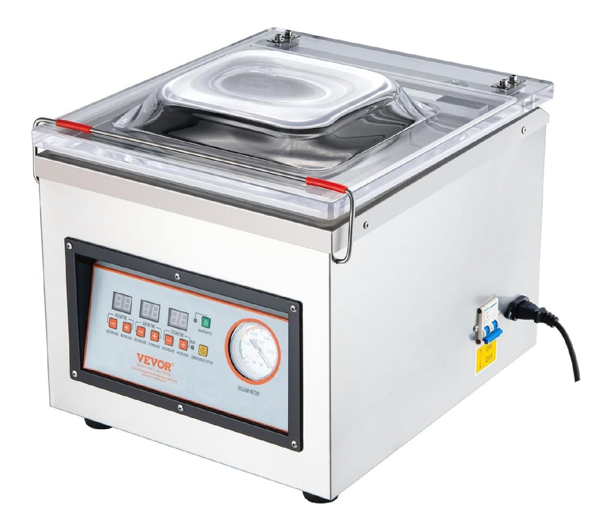 Appareils de mise sous vide compact reglable inox