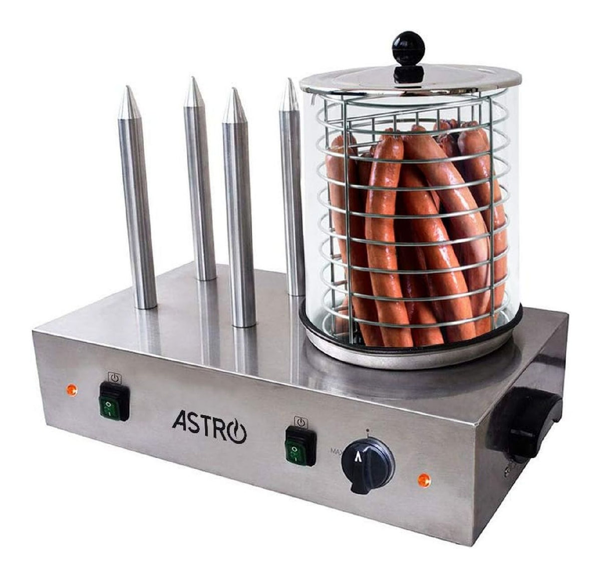 Appareils a hot dog compact finition inox inox format compact