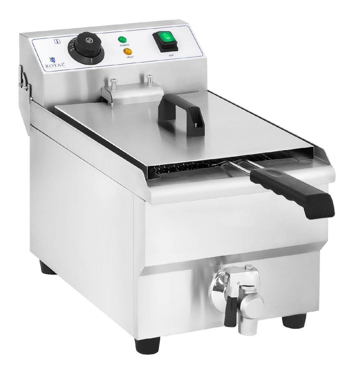 Friteuse electrique finition inox inox