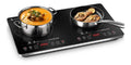 Rechauds double zone finition inox inox