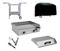 Plancha finition inox reglable inox variante 854