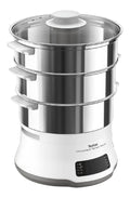 Cuiseurs vapeurs electriques avec programmes finition inox inox avec programmes