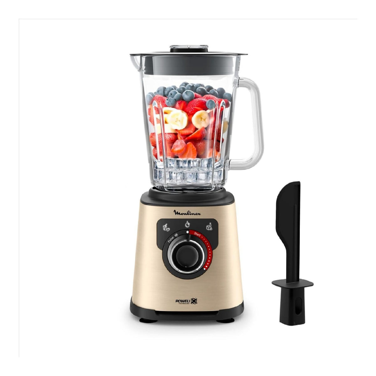 Blenders avec programmes finition inox noir