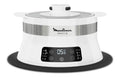 Cuiseurs vapeurs electriques compact avec programmes blanc