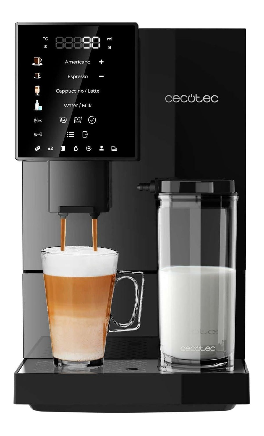 Machines a cafe automatiques compact noir 1.1 L
