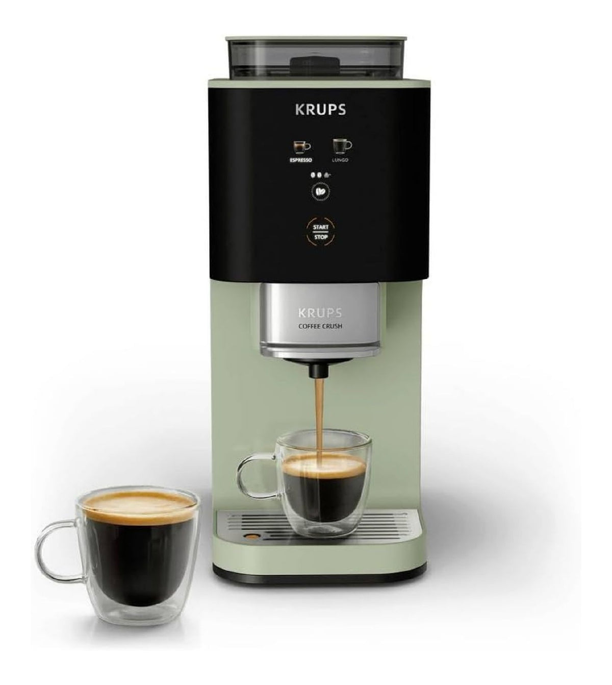 Machines combinees filtre et expresso compact finition inox noir