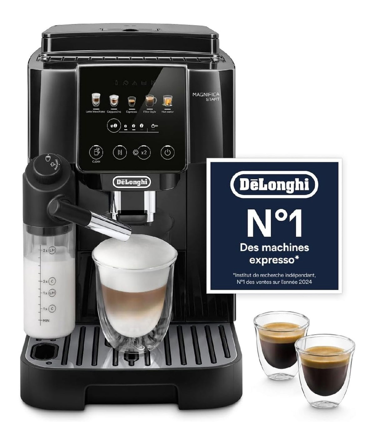 Machines a cafe automatiques compact noir format compact
