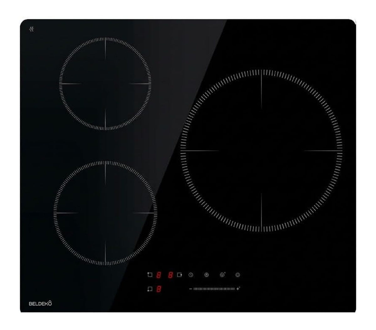 Plaques de cuisson avec programmes fonctionnement silencieux noir variante 1153