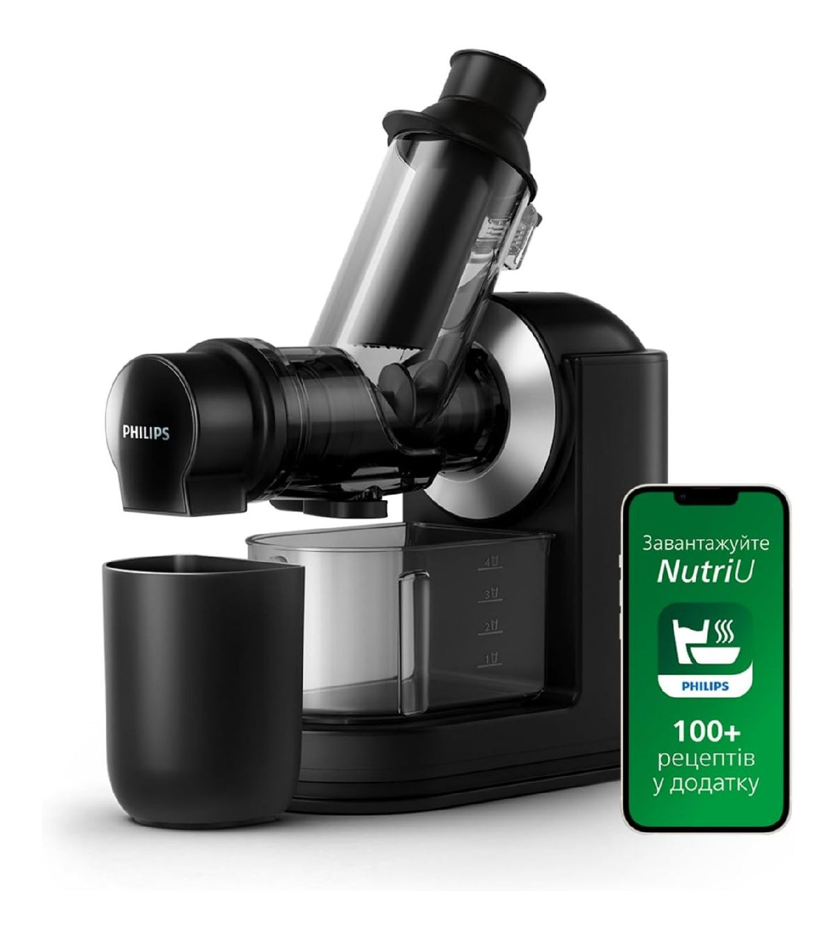 Extracteurs de jus a double vis compact noir