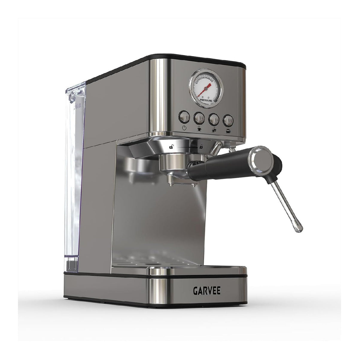 Machines combinees filtre et expresso finition inox inox 1.7 L