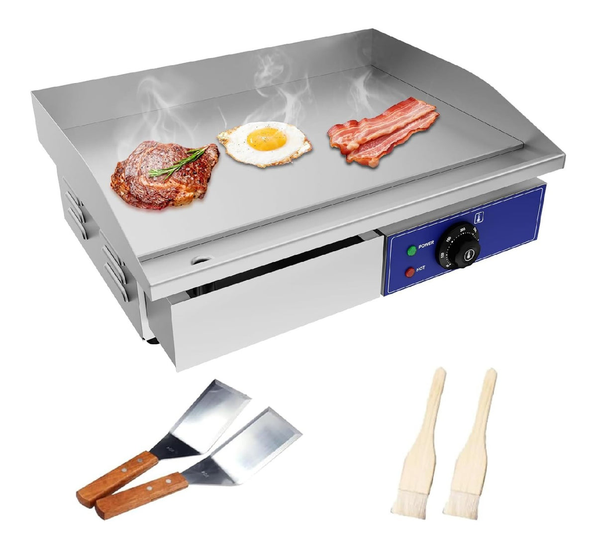 Plancha compact finition inox inox variante 852