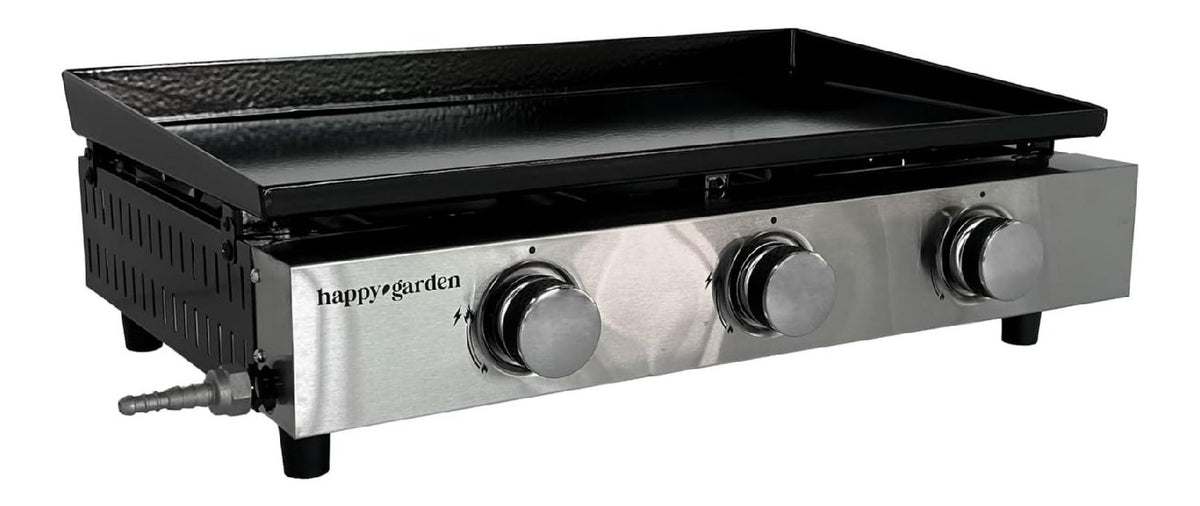 Plancha finition inox noir