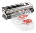 Appareils de mise sous vide compact finition inox argente
