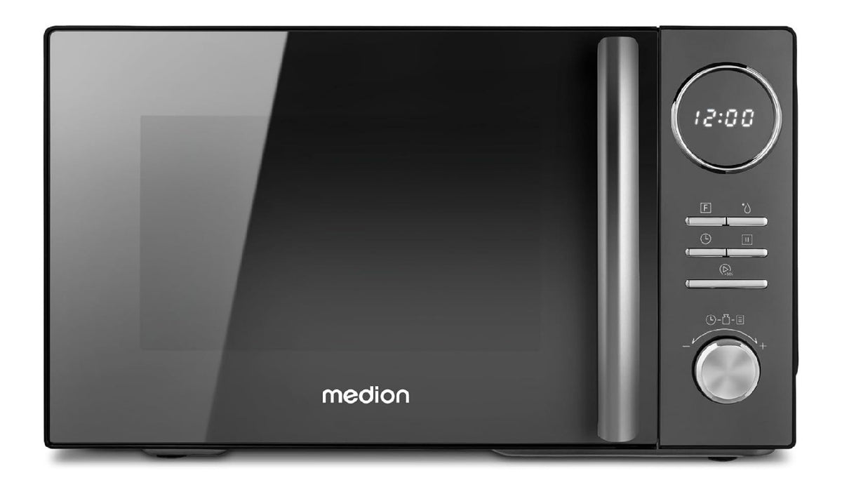 Gril avec programmes finition inox noir 23 L