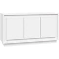 Placard blanc moderne avec six compartiments et une porte, rangement fonctionnel pour salon ou piece de vie