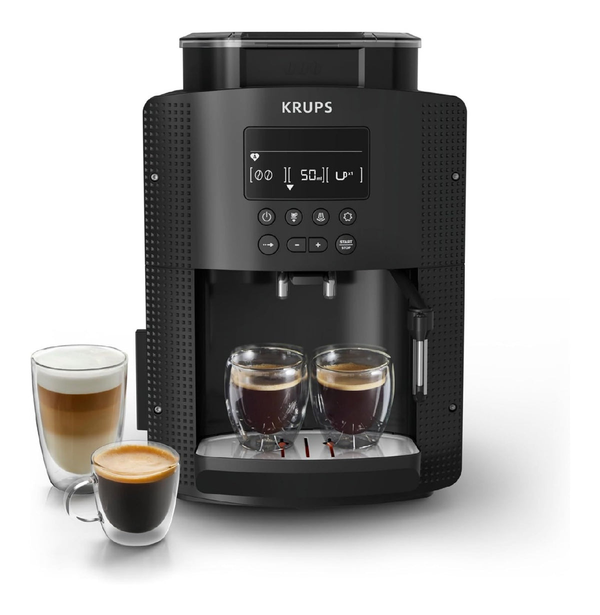 Machines a cafe automatiques compact noir 1.7 L