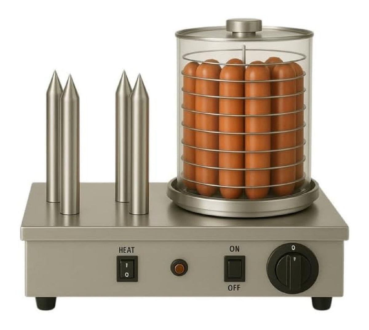 Appareils a hot dog finition inox reglable inox