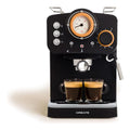 Machines a expresso et cappuccino noir 1.25 L