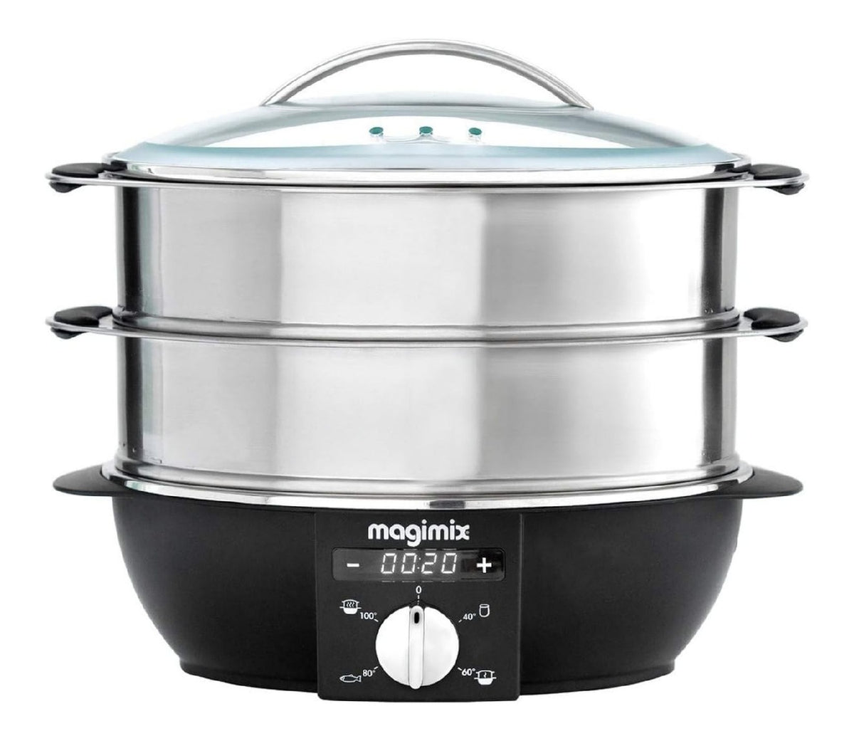 Cuiseurs vapeurs electriques commande numerique avec programmes inox
