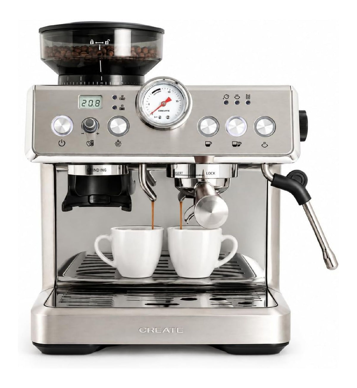 Machines a expresso et cappuccino finition inox inox variante 354