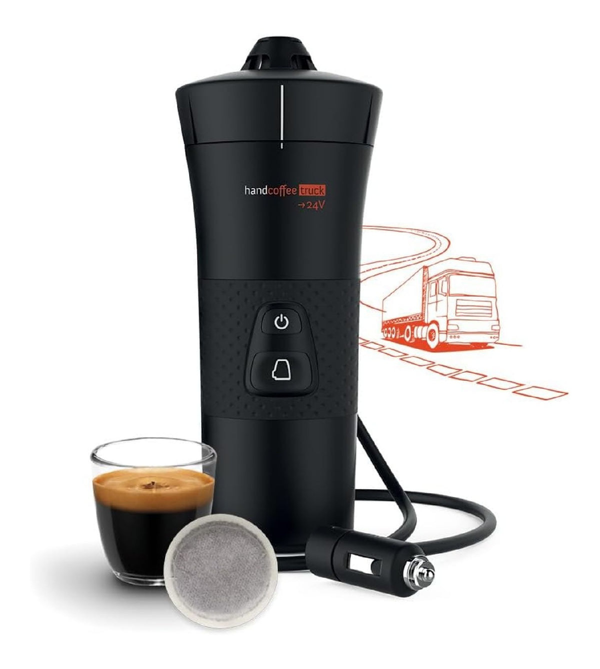 Cafetieres a dosettes portable noir
