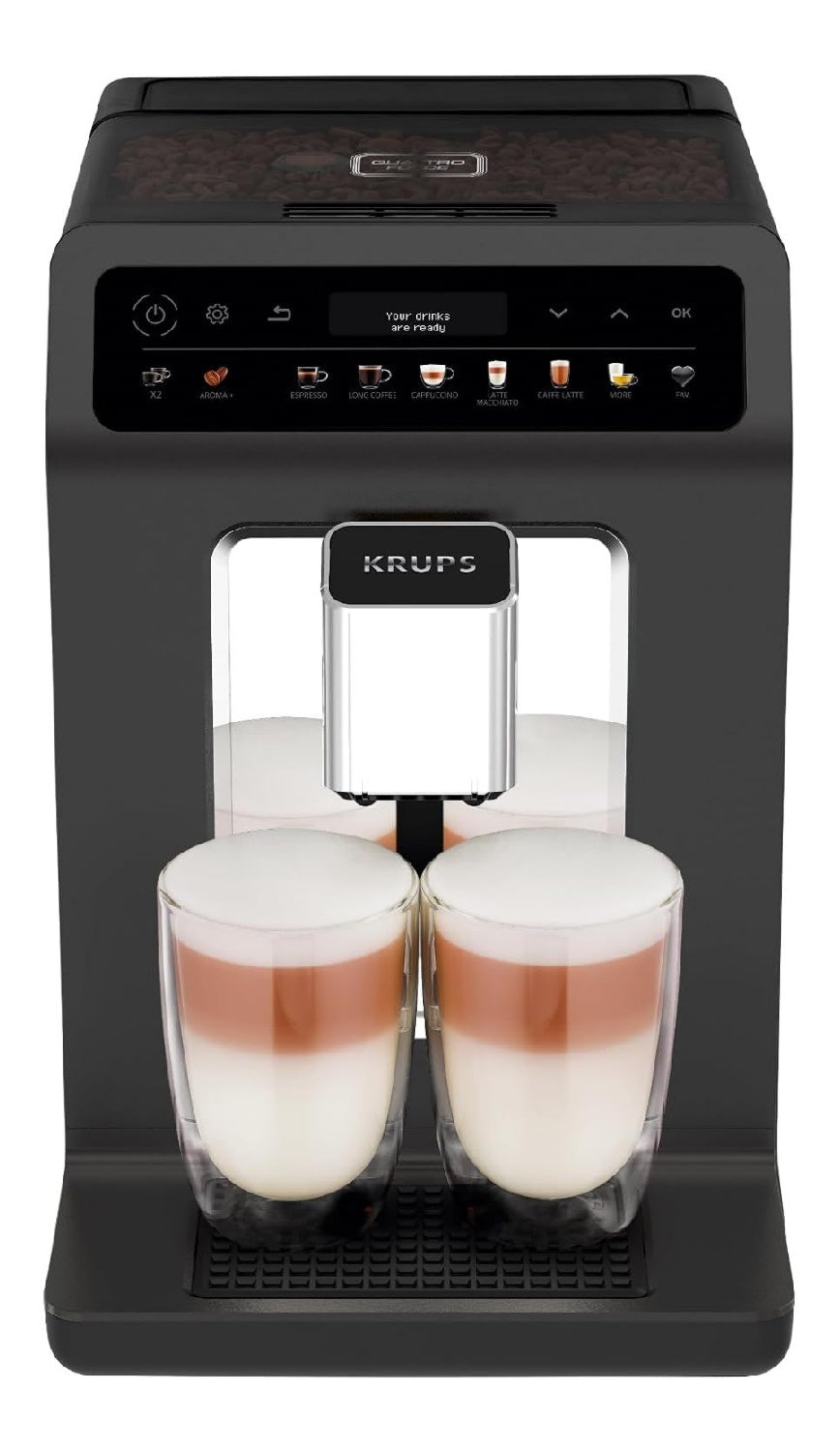 Machines a cafe automatiques compact avec programmes noir 2.3 L