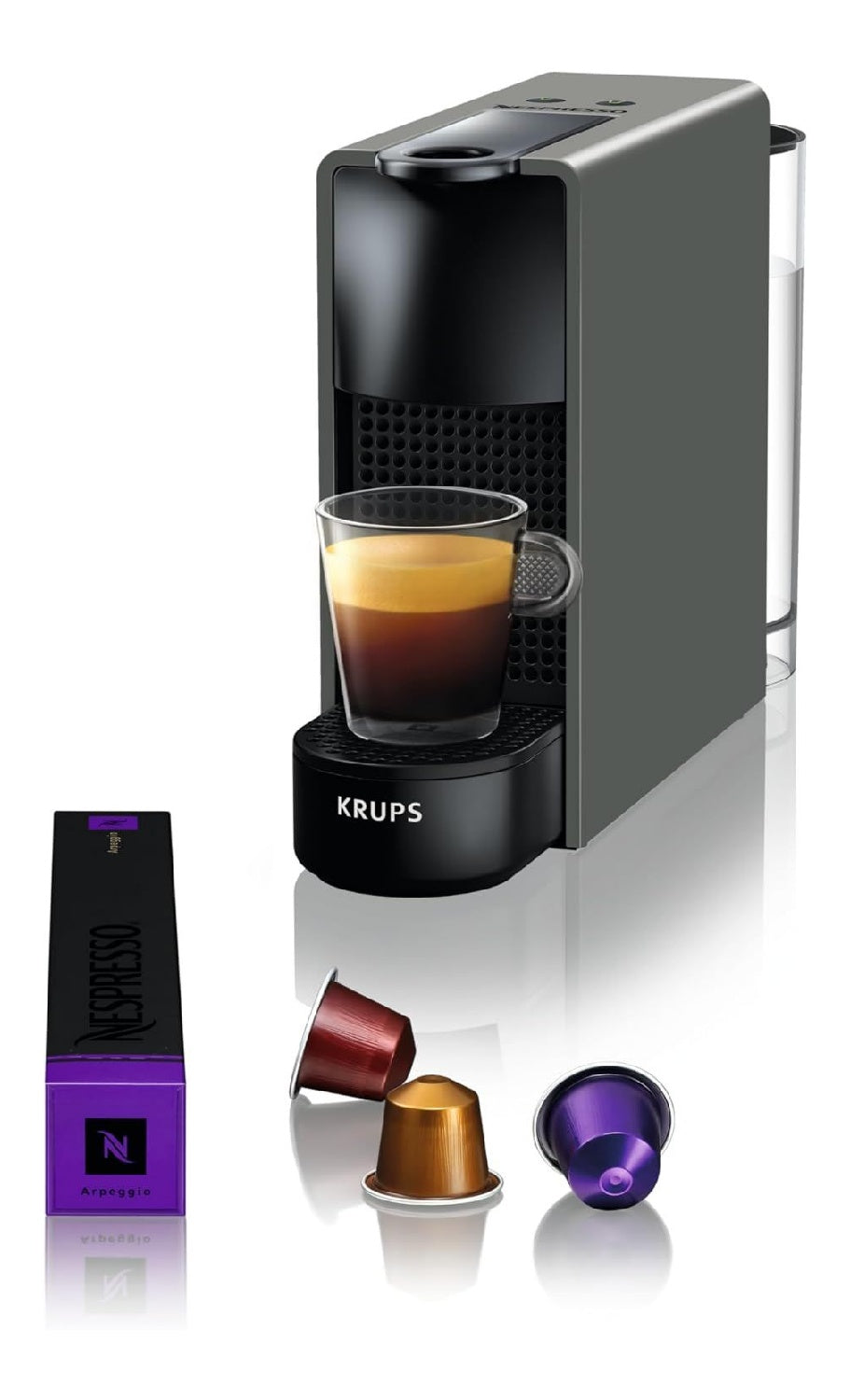 Cafetieres a capsules compact gris format compact