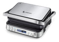 Grills electriques reglable argente