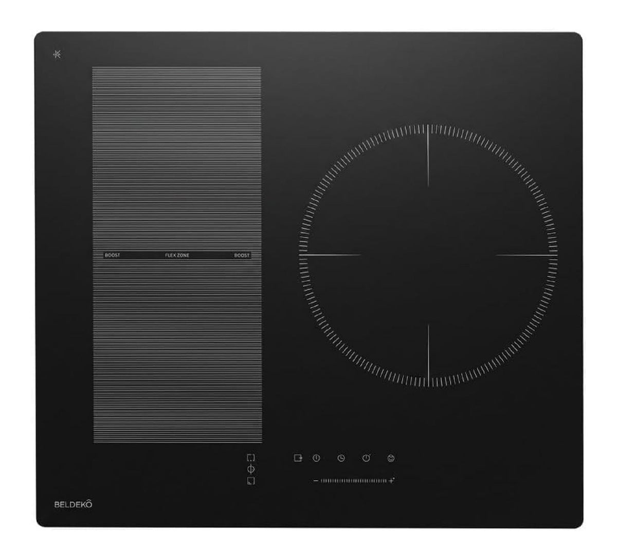 Plaques de cuisson avec programmes fonctionnement silencieux noir avec programmes