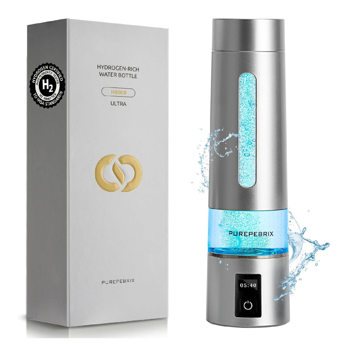 Purificateurs d'eau compact gris