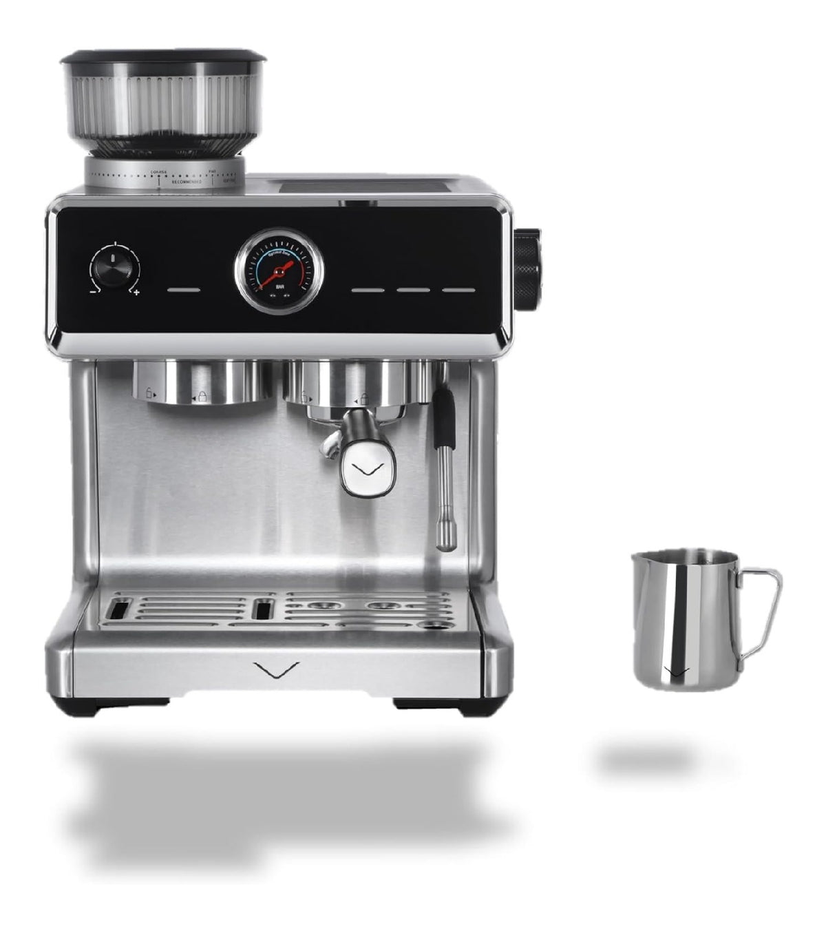 Machines combinees filtre et expresso compact finition inox inox