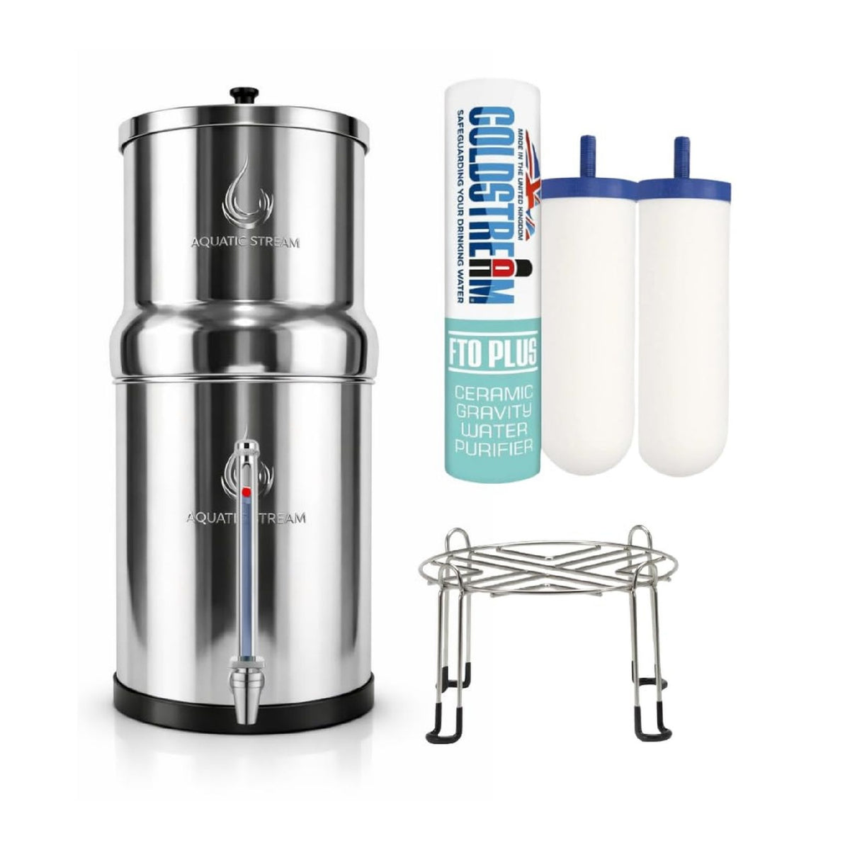 Purificateurs d'eau finition inox inox 8.5 L