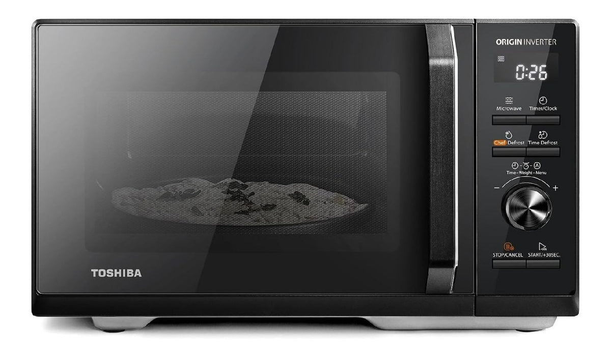 Micro-ondes multifonctions compact avec programmes inox 25 L