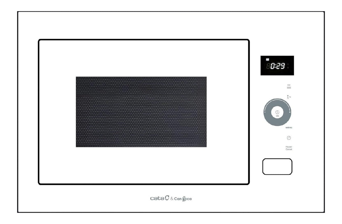 Micro-ondes multifonctions commande numerique avec programmes blanc 25 L