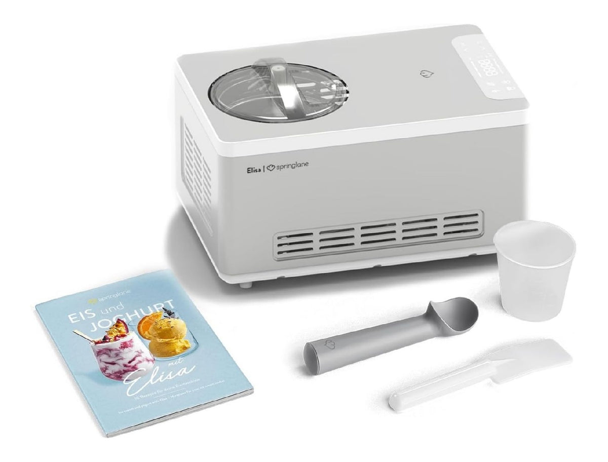 Machines a glace et sorbetieres commande numerique avec programmes argente