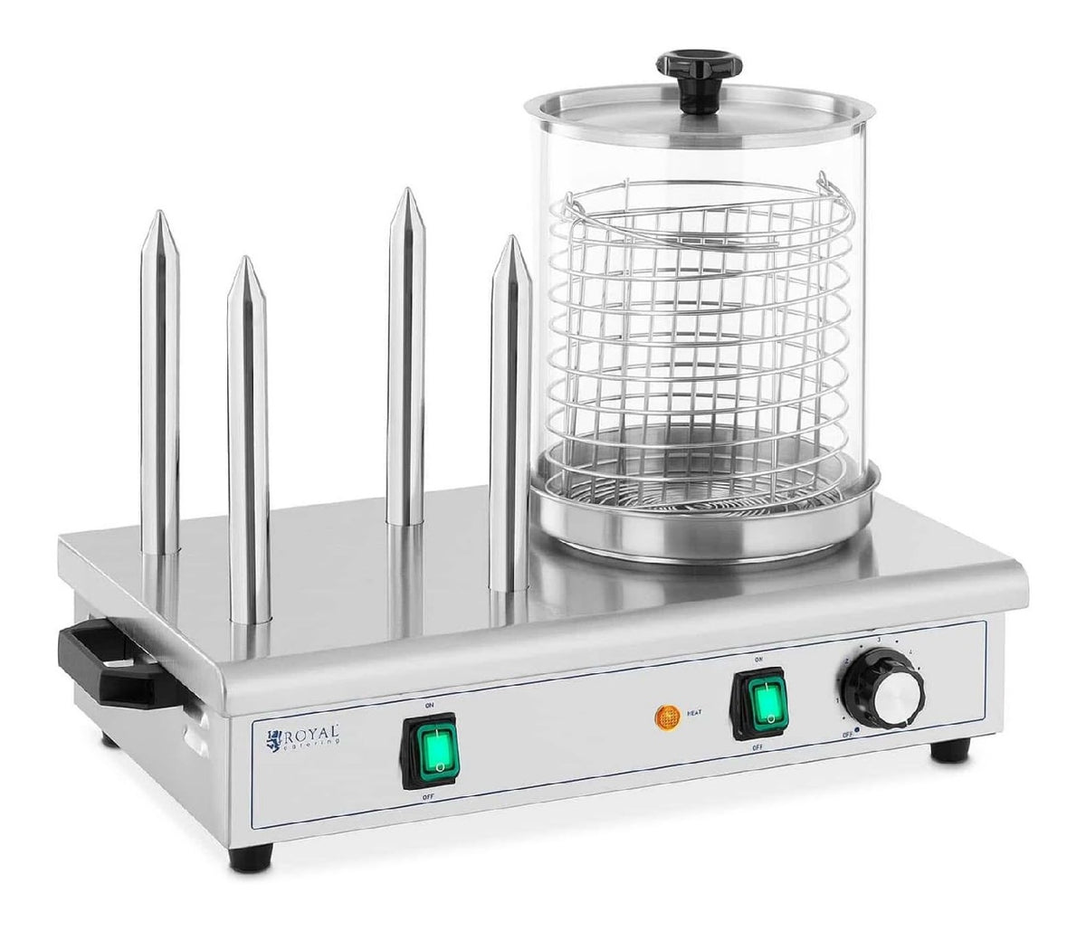 Appareils a hot dog compact finition inox inox