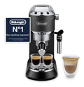 Machines expresso a vapeur compact reglable noir