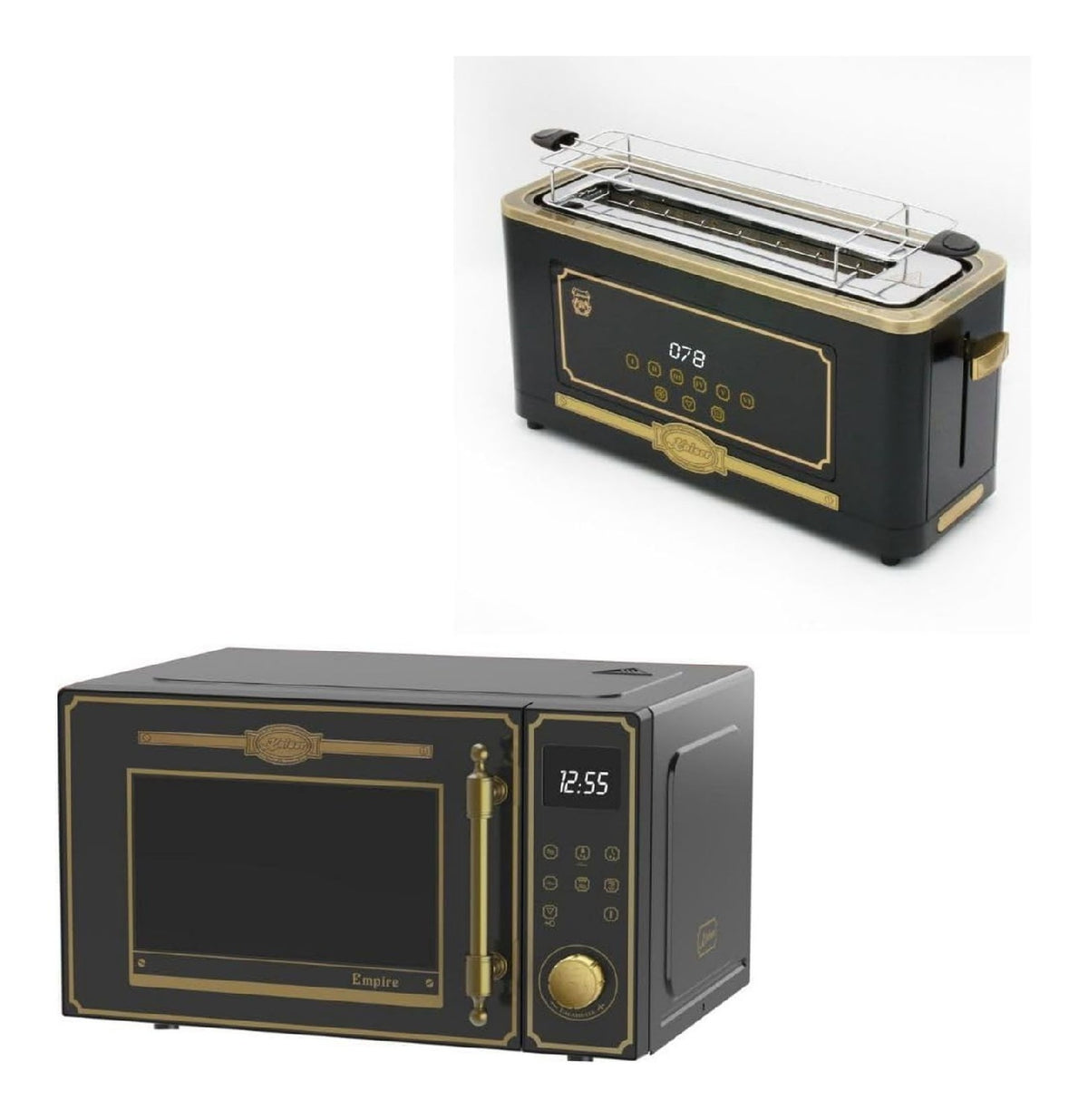 Combines convection et micro-ondes avec programmes noir