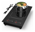 Plaques de cuisson compact portable noir