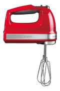 Batteurs a main compact finition inox rouge