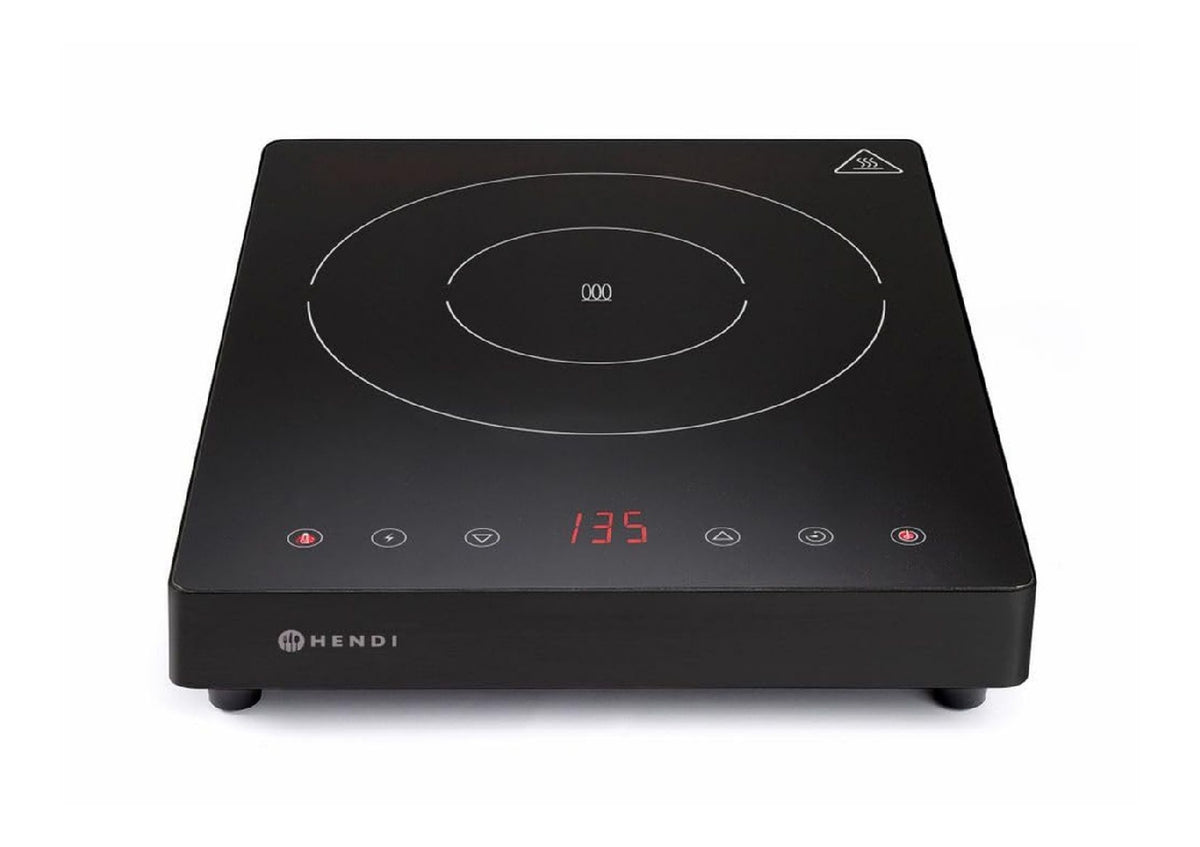 Plaques de cuisson commande numerique finition inox noir