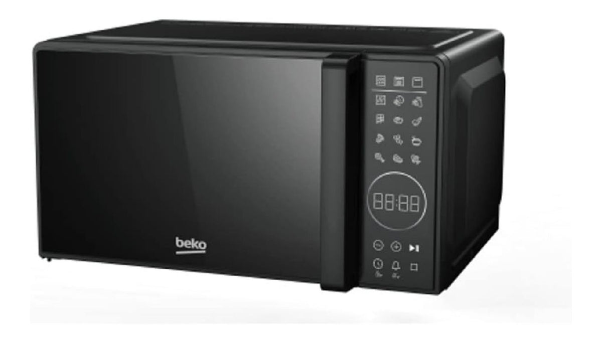 Micro-ondes multifonctions compact commande numerique noir format compact